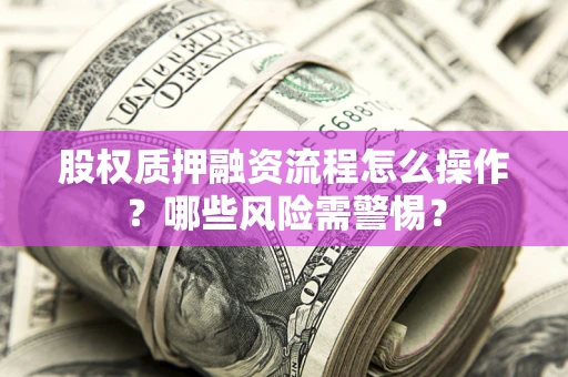 北京股权质押融资流程怎么操作？哪些风险需警惕？