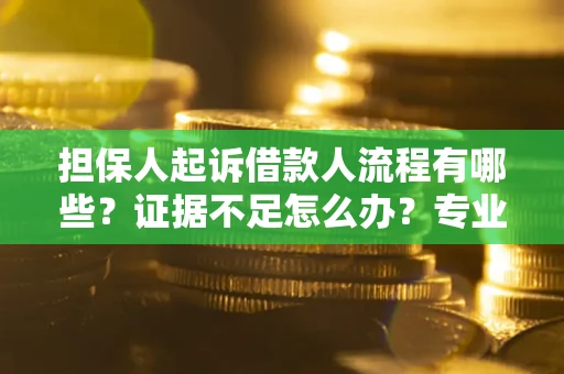 北京担保人起诉借款人流程有哪些？证据不足怎么办？专业律师解答