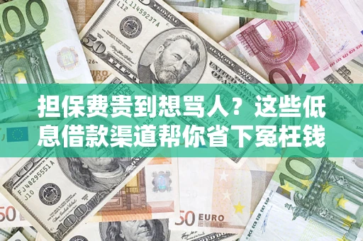北京担保费贵到想骂人？这些低息借款渠道帮你省下冤枉钱