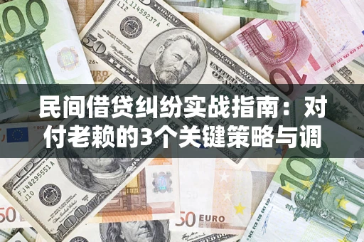 北京民间借贷纠纷实战指南：对付老赖的3个关键策略与调解盲区解析