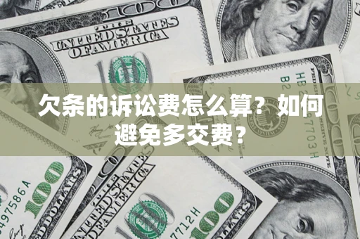 北京欠条的诉讼费怎么算？如何避免多交费？