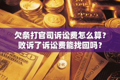 北京欠条打官司诉讼费怎么算？败诉了诉讼费能找回吗？