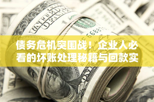 北京债务危机突围战！企业人必看的坏账处理秘籍与回款实战指南